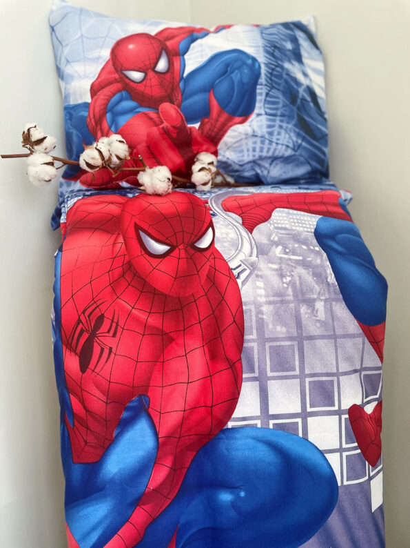 Laste tekikott 100% Puuvill 10-5547 Spiderman - Image 2