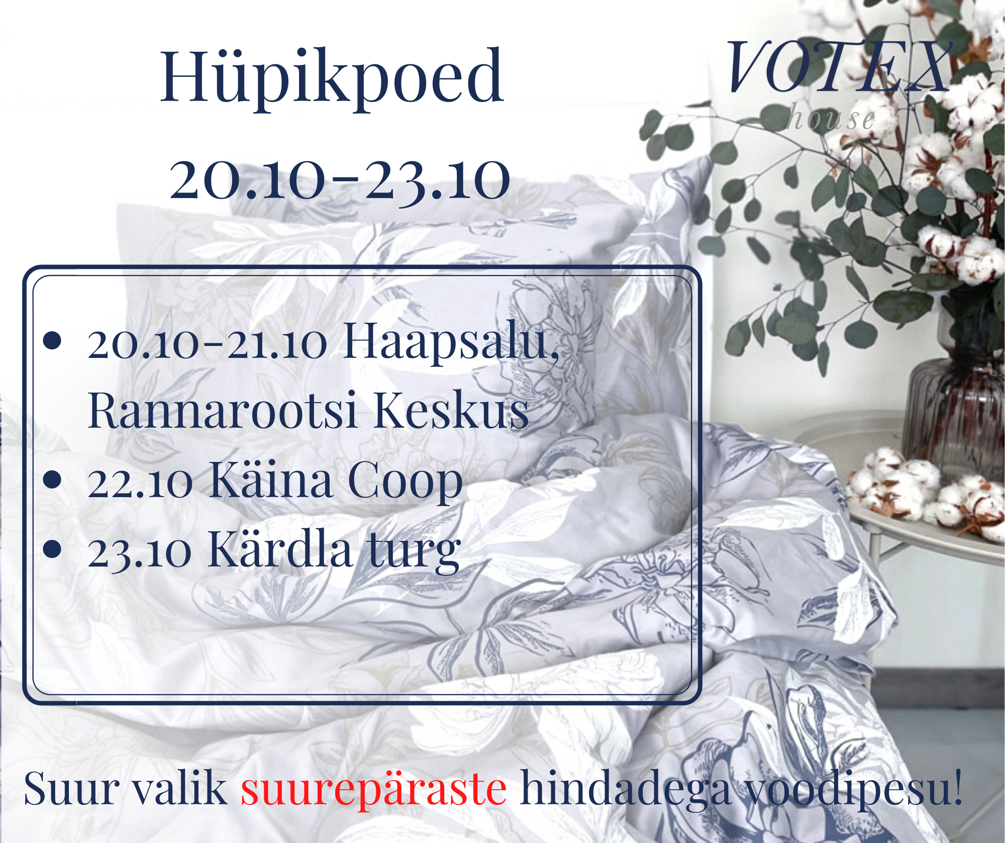 Hüpikpoed 20.10-23.10