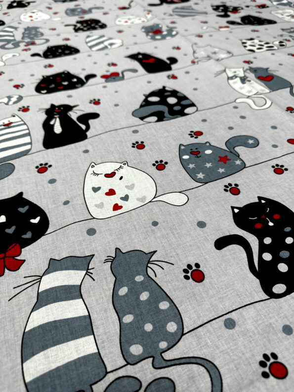 Laste voodipesukomplekt 100% Puuvill 10-6688 Cats - Image 2