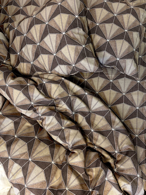 Voodilina puuvillasatiin 30-2510 BrownDiamond - Image 2