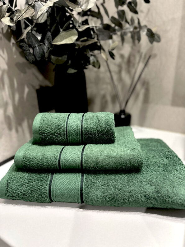 Froteerätik 100% puuvill PineGreen