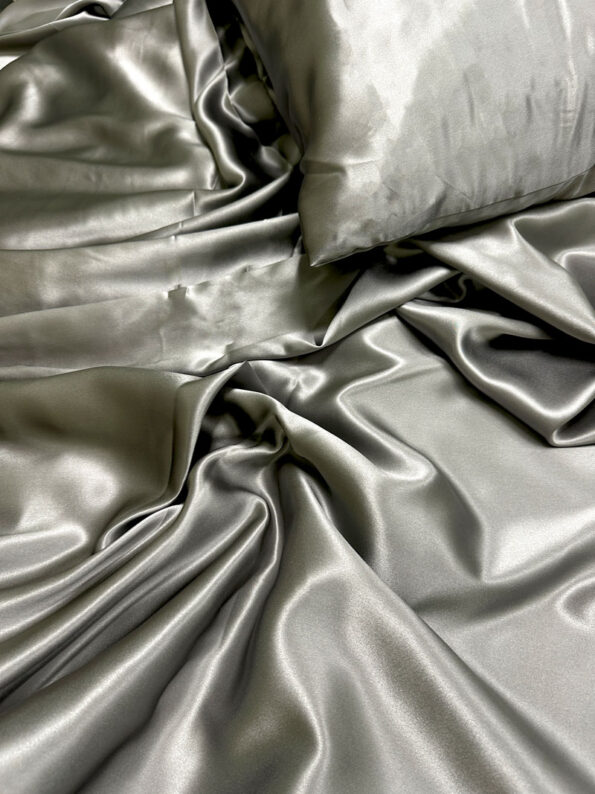Tekikott 100% Mulberry siid Silver - Image 3