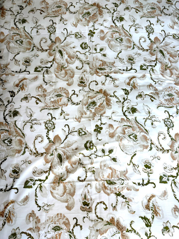 Padjapüür mako-satiin 40-1711 GreenPaisley - Image 3