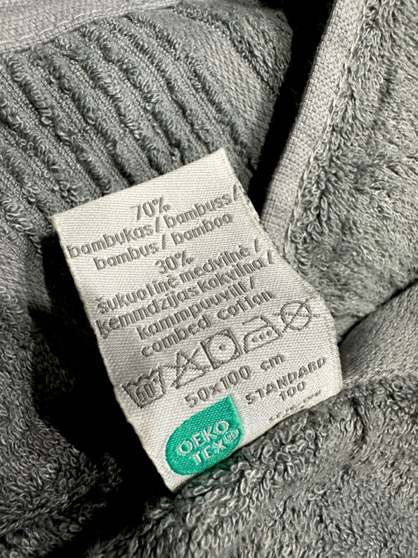 Froteerätik 70% bambus/30% puuvill FrostGrey - Image 4