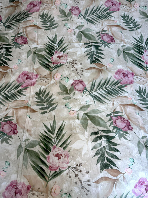 Padjapüür puuvillasatiin 30-8843 TropicalRose - Image 3