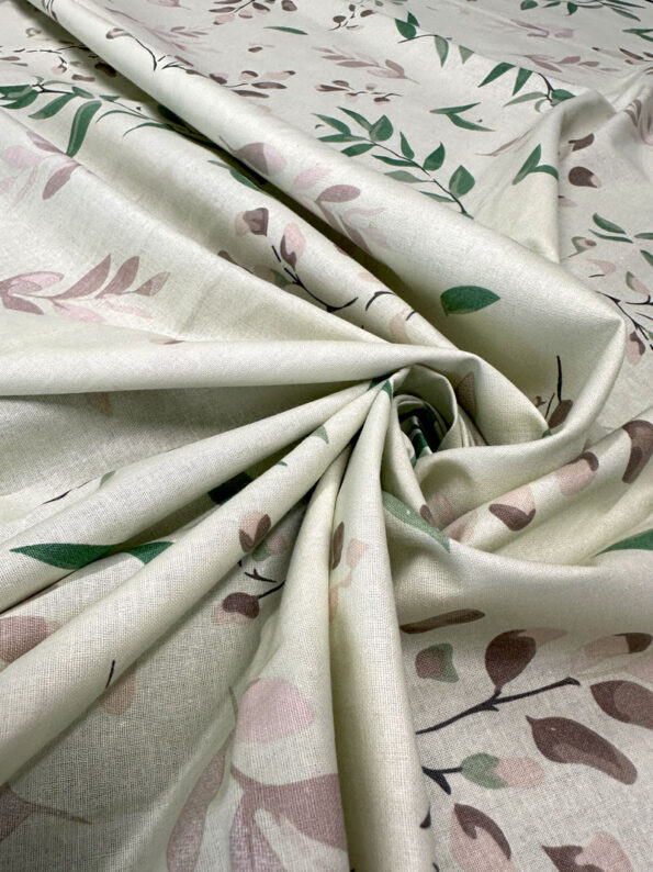 Voodilina 100% Puuvill 20-3009 LightGreen - Image 3