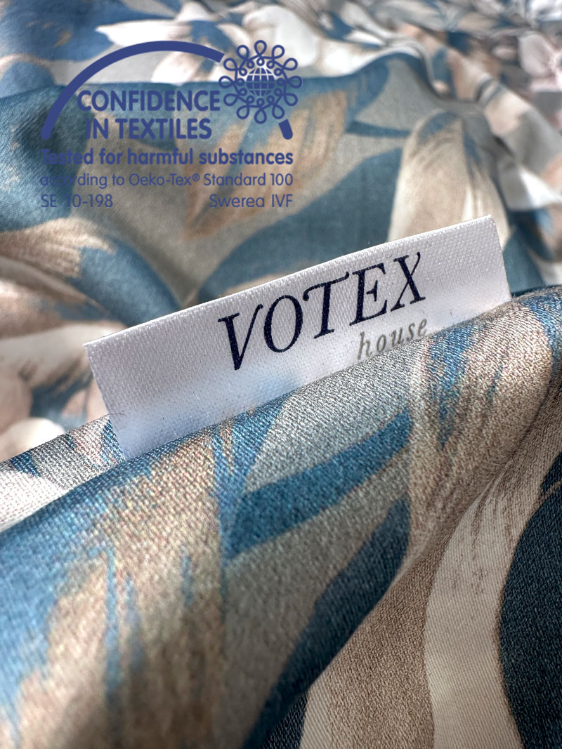 Voodilina mako-satiin 40-2466 BlueTropic - Image 4