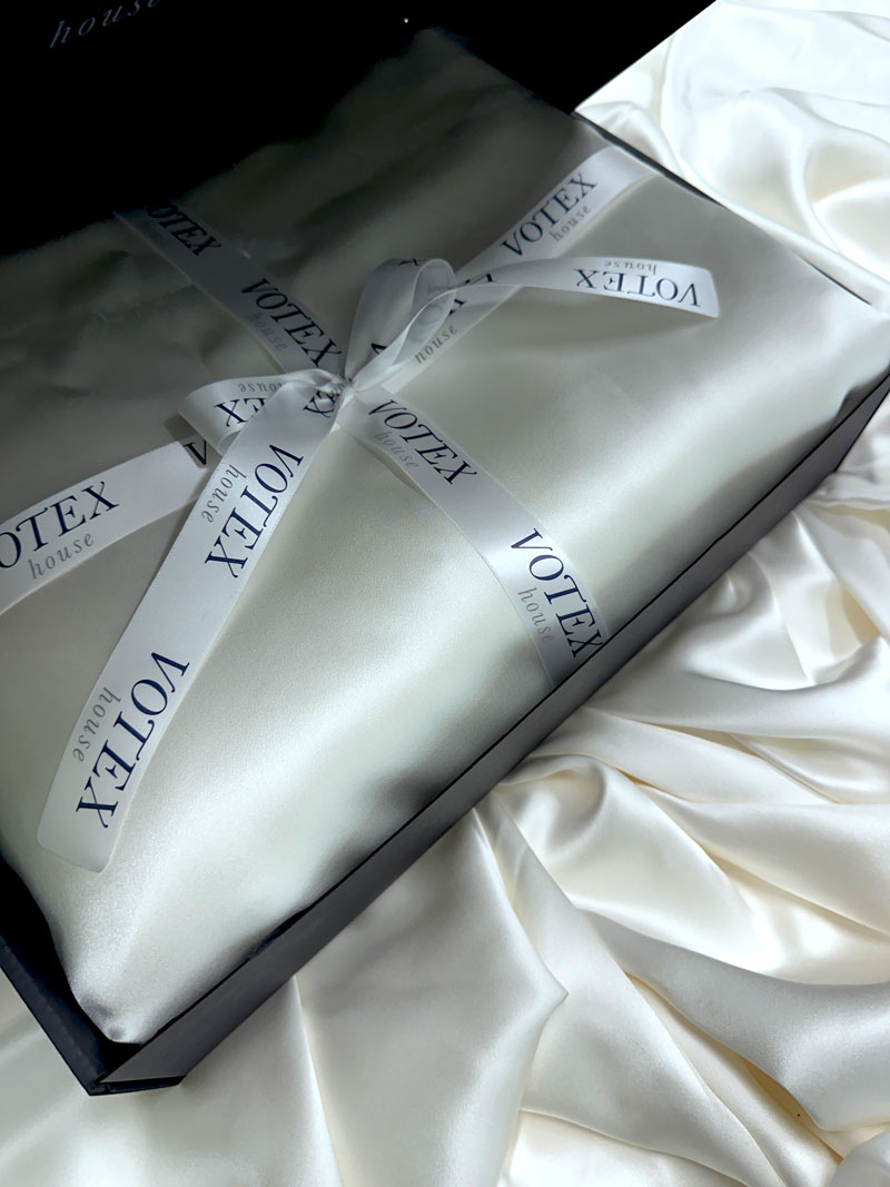 Tekikott 100% Mulberry siid Ivory - Image 3