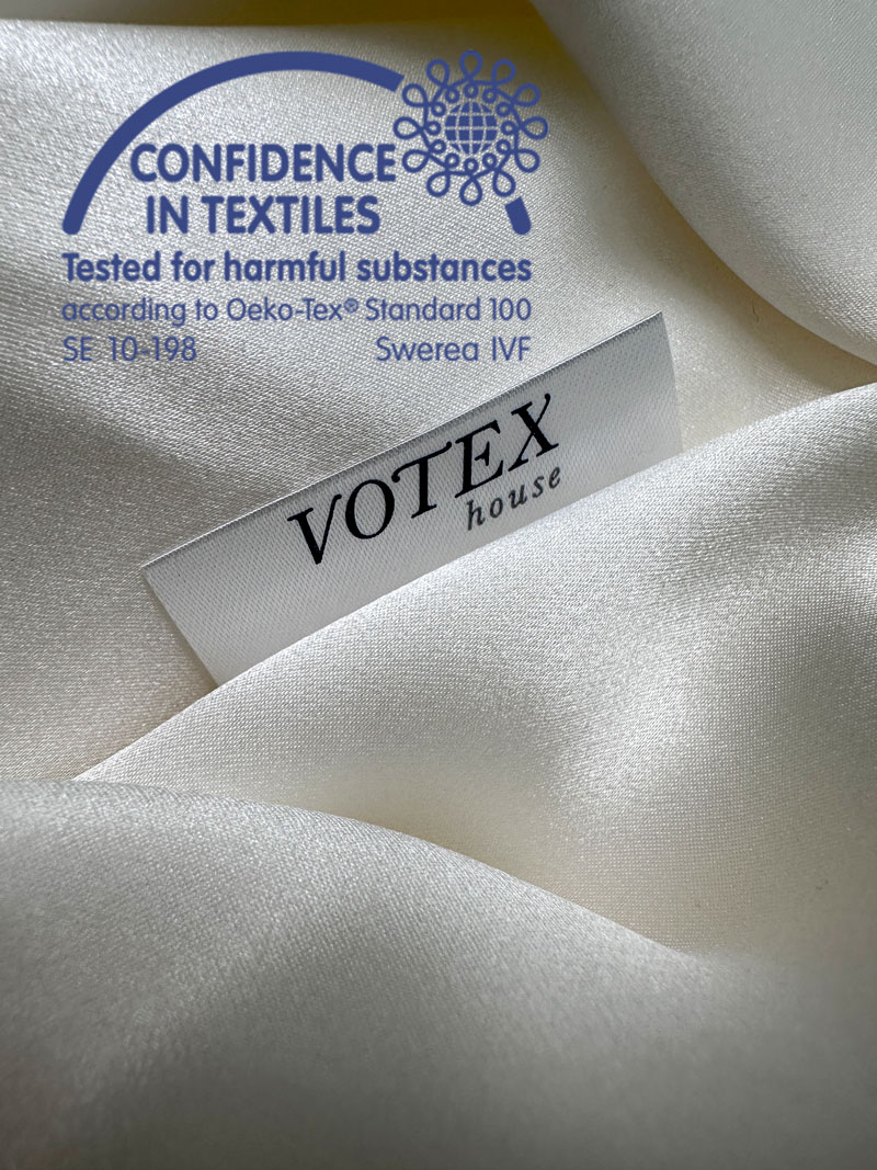 Tekikott 100% Mulberry siid Ivory - Image 7