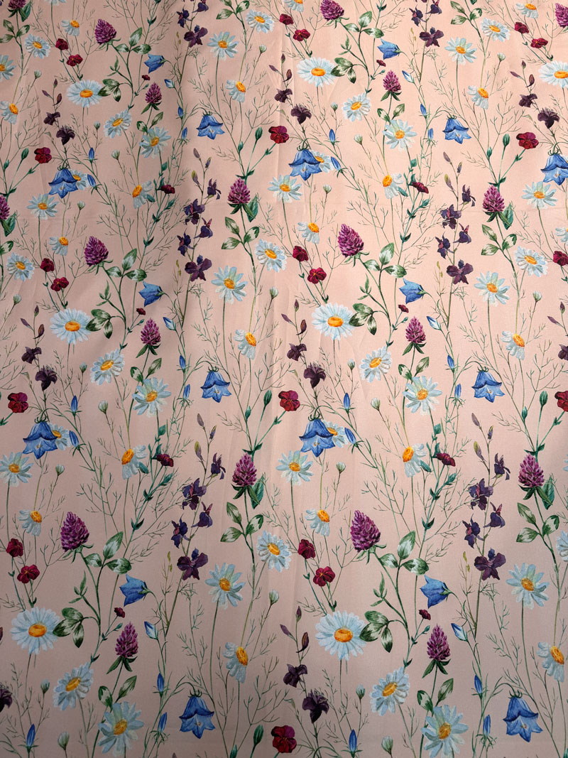 Padjapüür mako-satiin 40-0008 PinkFlora - Image 3