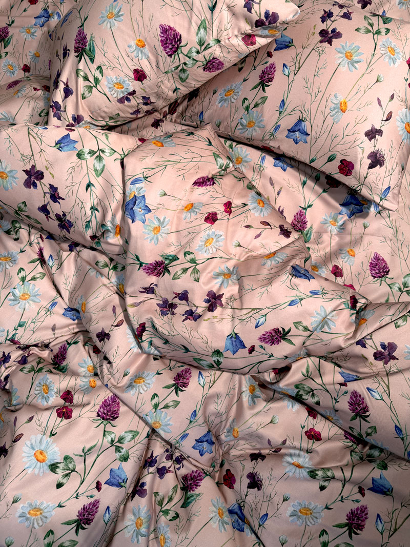 Padjapüür mako-satiin 40-0008 PinkFlora - Image 2