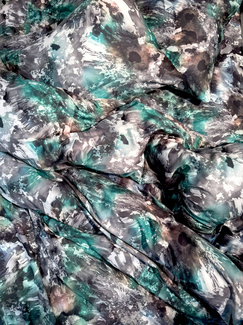 Voodilina mako-satiin 40-1173 GreenFireworks - Image 2