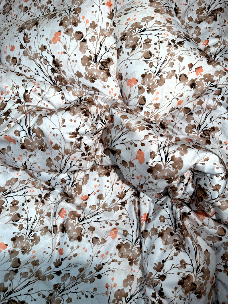 Padjapüür mako-satiin 40-9917 BrownBranches - Image 2