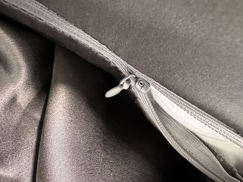 Voodilina 100% Mulberry siid Taupe - Image 5