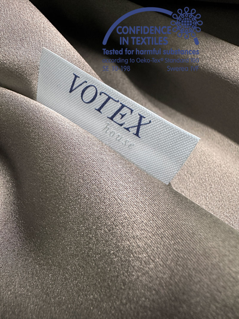 Voodilina 100% Mulberry siid Taupe - Image 7