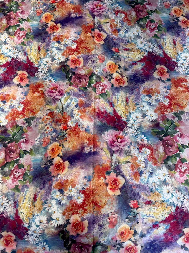 Voodilina mako-satiin 40-0114 MultiFlower - Image 3