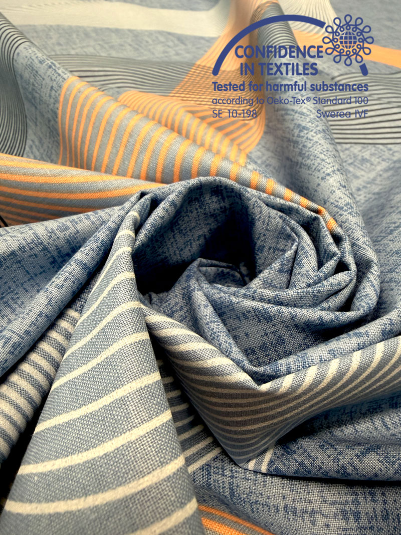 Voodilina 100% Puuvill 20-8885 Bluewave - Image 4