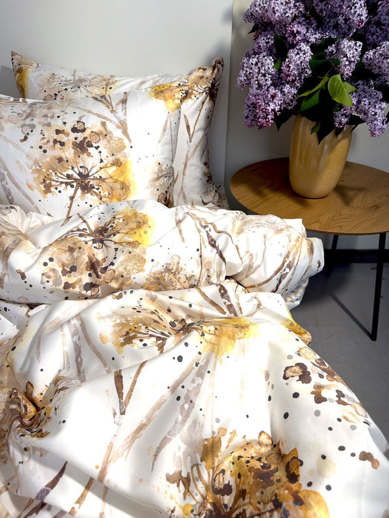 Voodipesukomplekt mako-satiin 40-8122 GoldenDandelion