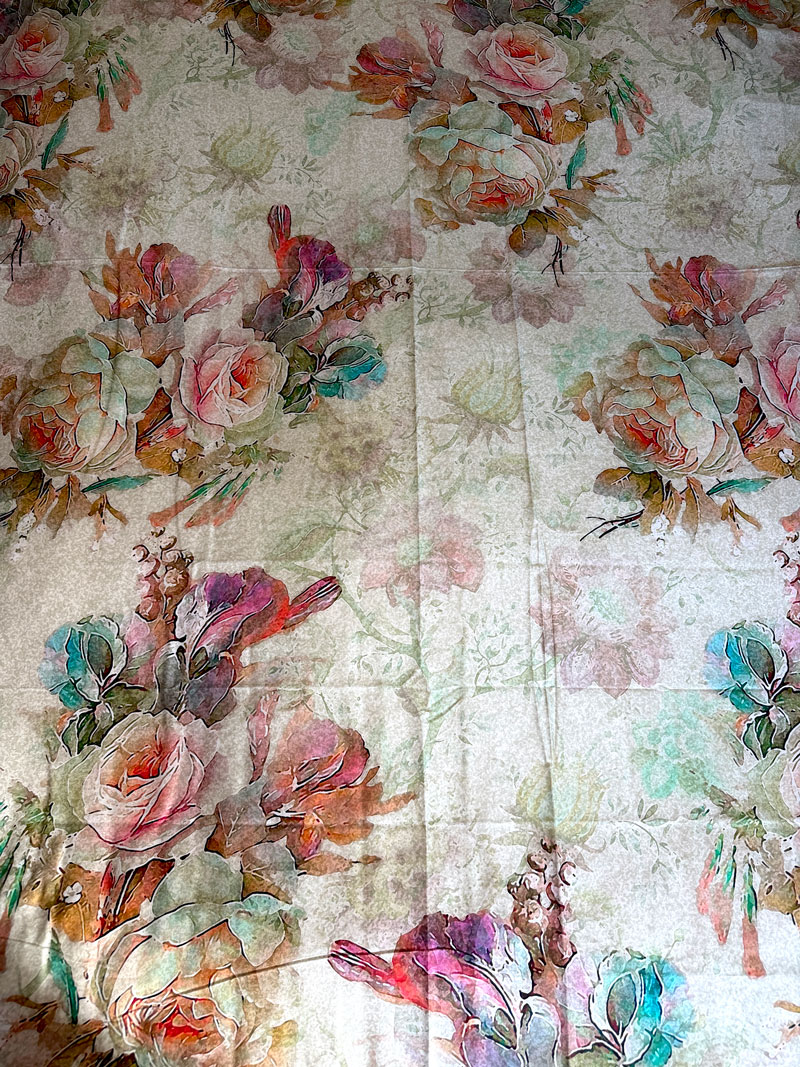Voodipesukomplekt puuvillasatiin 30-0007 AntiqueRose - Pilt 3