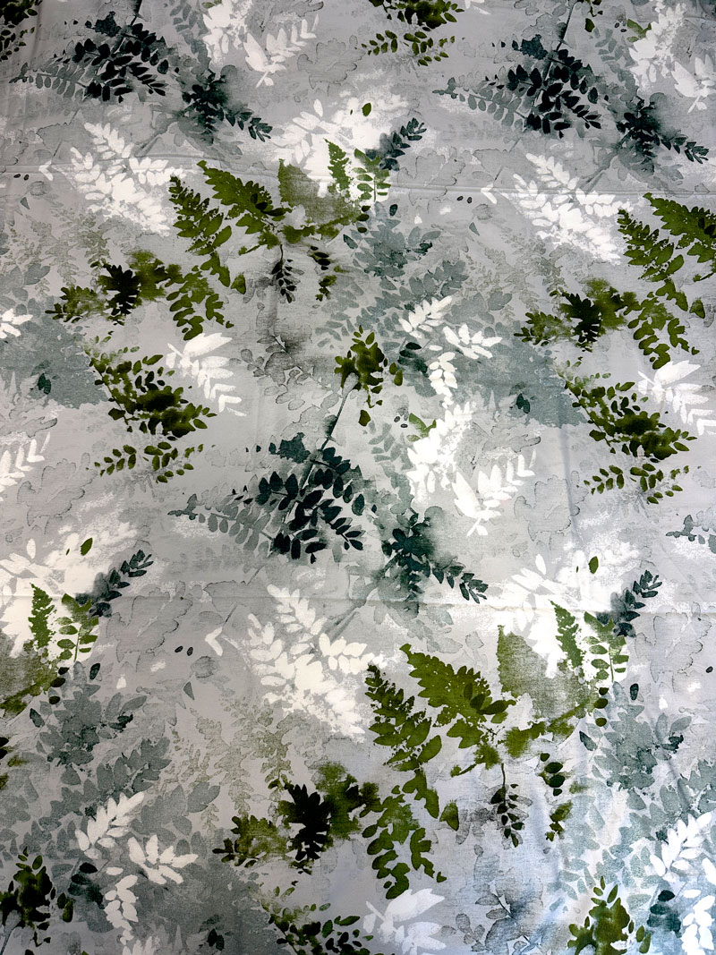 Voodilina mako-satiin 40-1525 GreyFern - Pilt 3