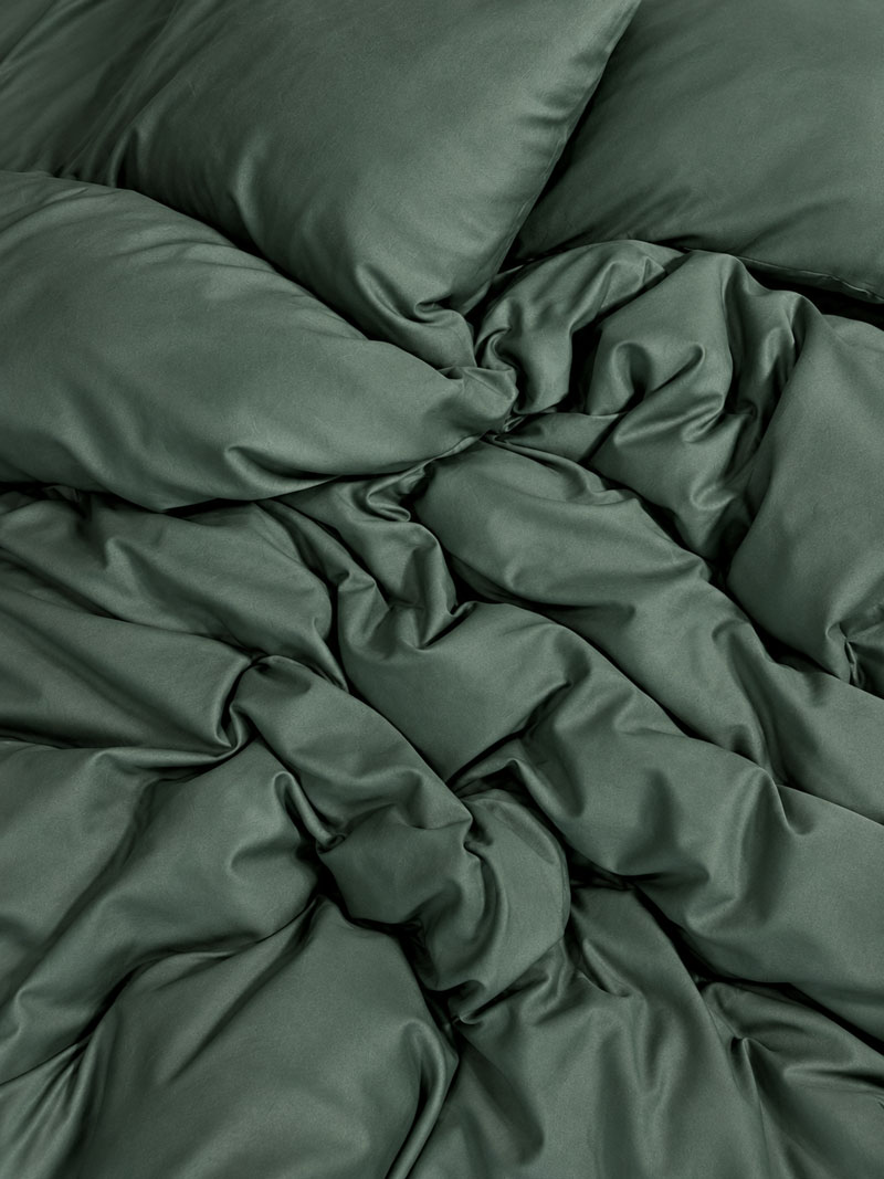 Padjapüür puuvillasatiin 30-0000 DarkGreen - Pilt 2